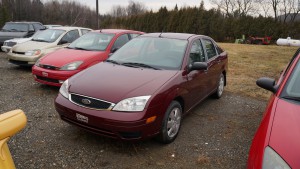 ford taurus rouge vin